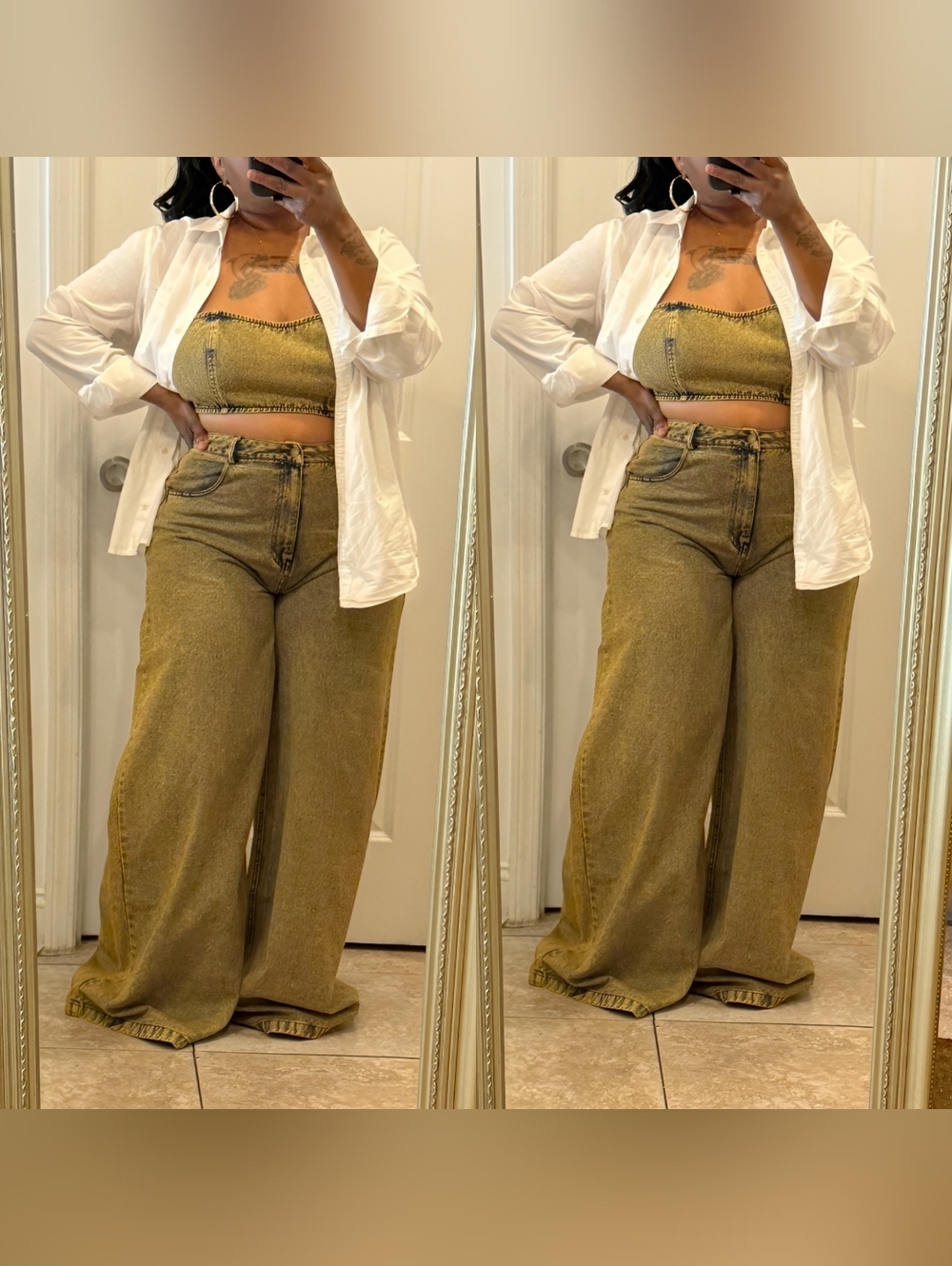 Denim Washed 2pc Set - Picture 4 of 4